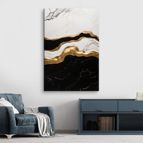 Vagues de marbre en couches élégantes Vagues de marbre en couches élégantes