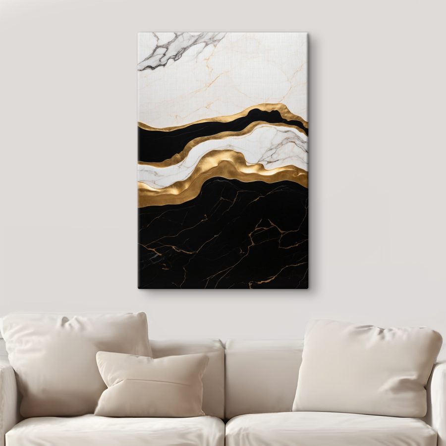 Vagues de marbre en couches élégantes Vagues de marbre en couches élégantes