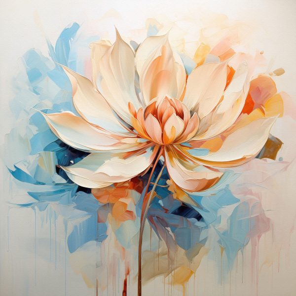 Peinture d'une fleur Peinture d'une fleur