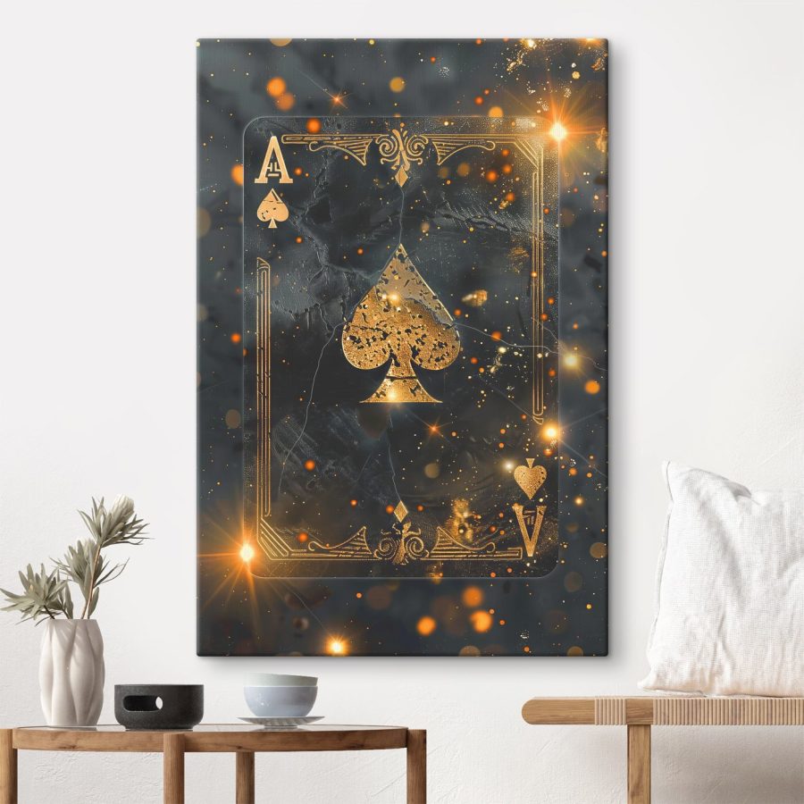 L'as de pique à la lumière des étoiles