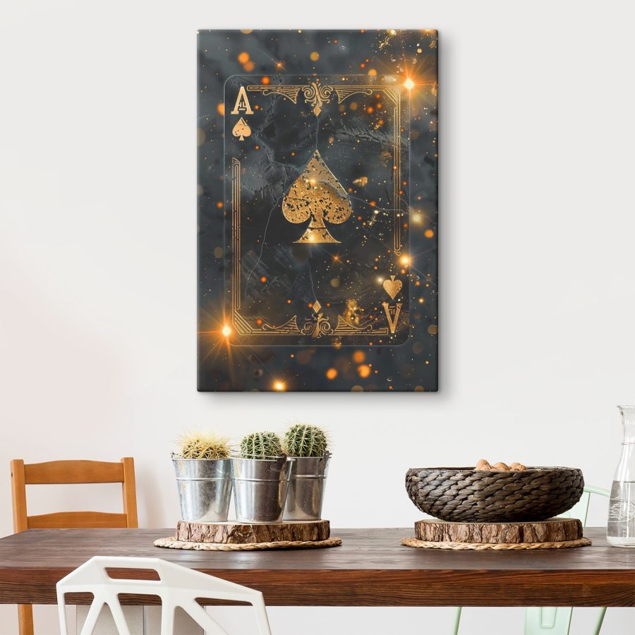 L'as de pique à la lumière des étoiles