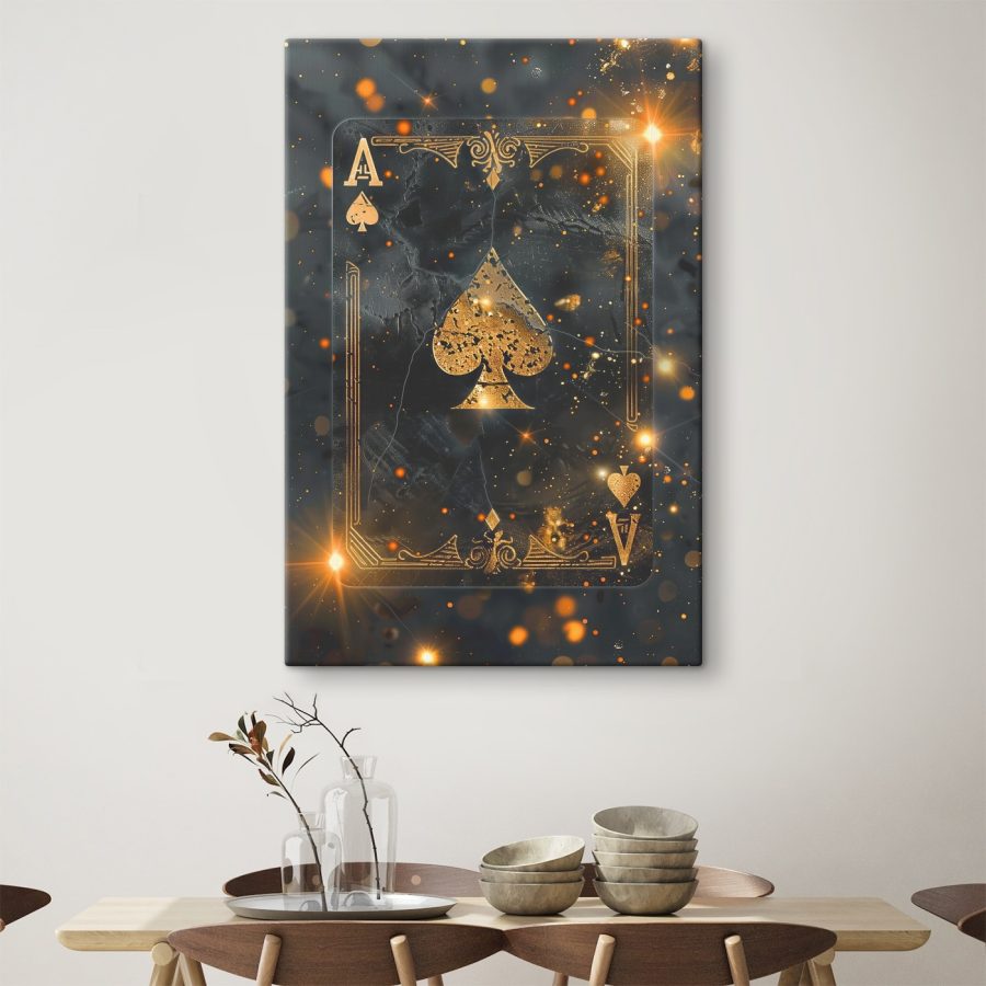 L'as de pique à la lumière des étoiles