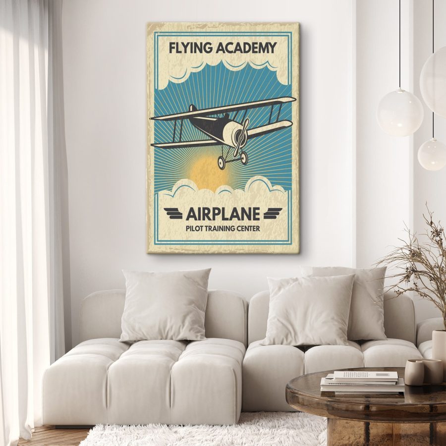 Poster d'un avion