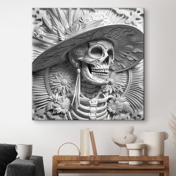 Crâne dans un chapeau Crâne dans un chapeau