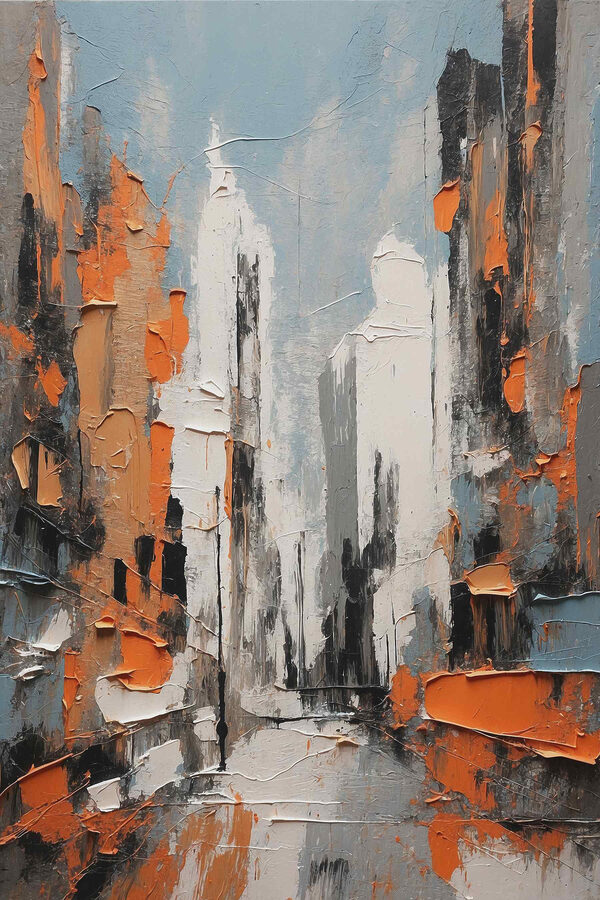 Peinture d'une ville Peinture d'une ville