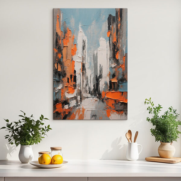 Peinture d'une ville Peinture d'une ville