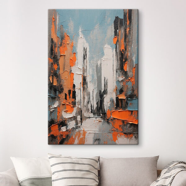 Peinture d'une ville Peinture d'une ville