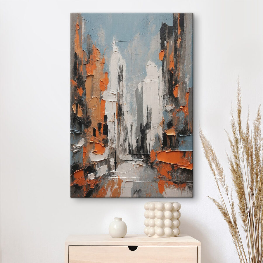 Peinture d'une ville Peinture d'une ville