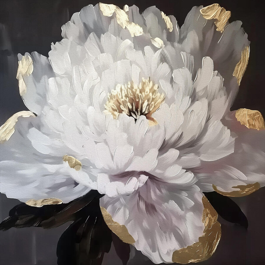 Pivoine dans des tons subtils