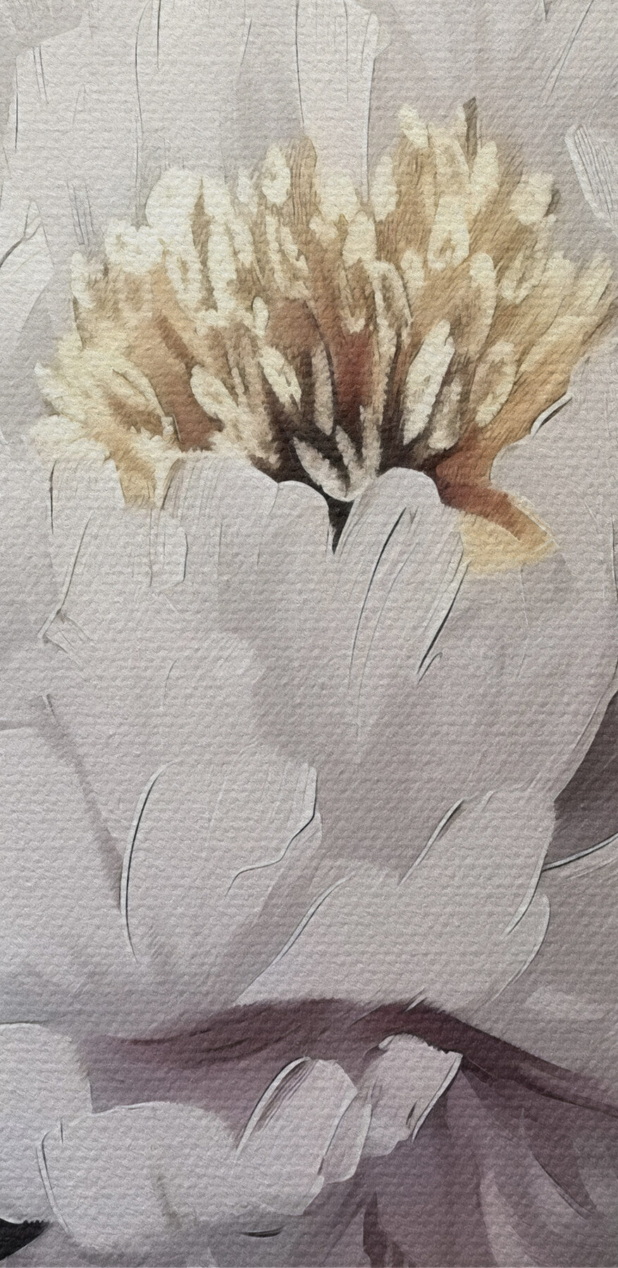 Pivoine dans des tons subtils
