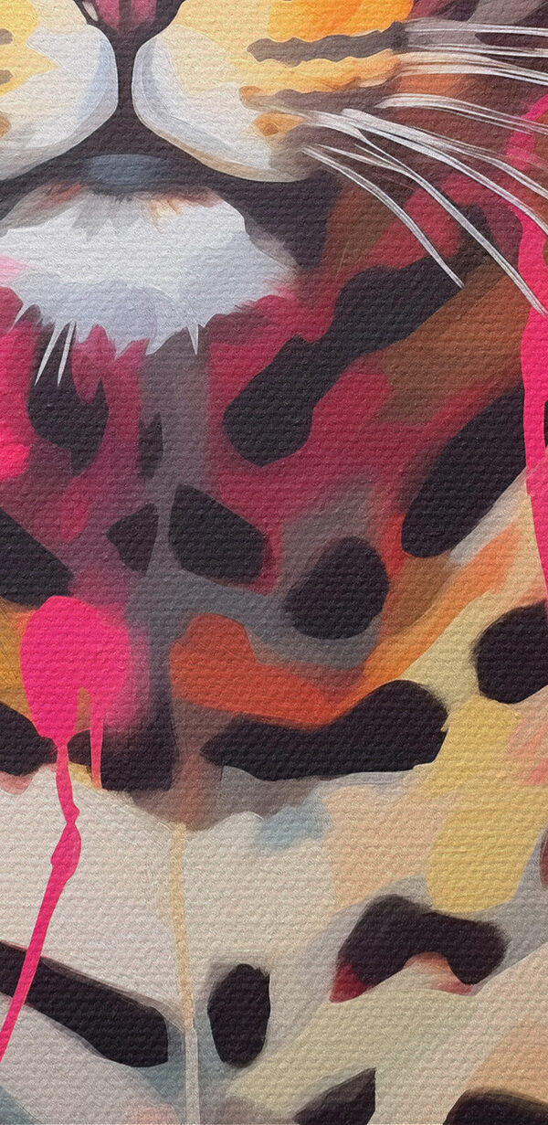 Peinture d'un léopard Peinture d'un léopard