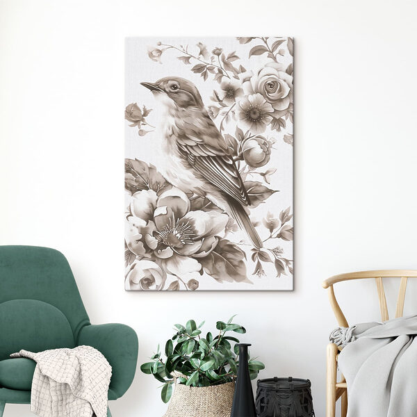 Oiseau sur une fleur Oiseau sur une fleur