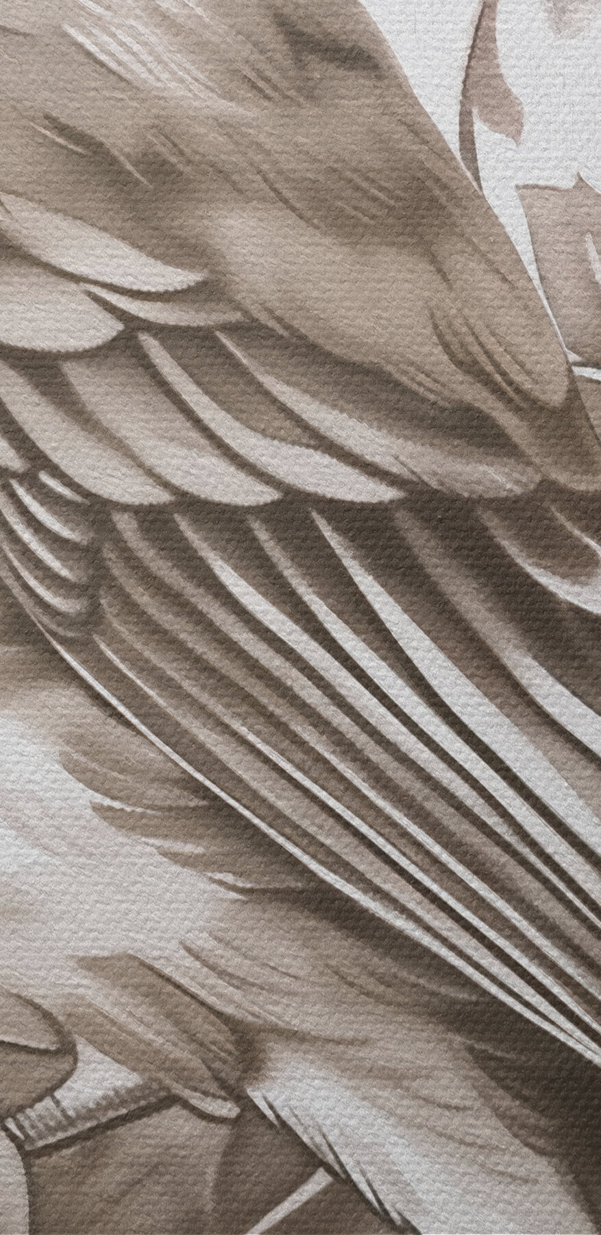 Oiseau sur une fleur