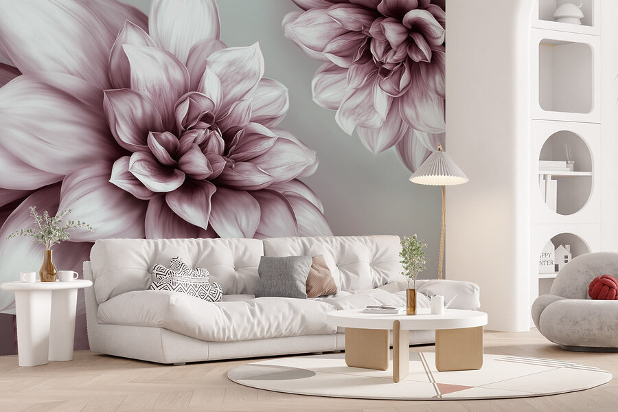 Des fleurs délicates aux teintes douces