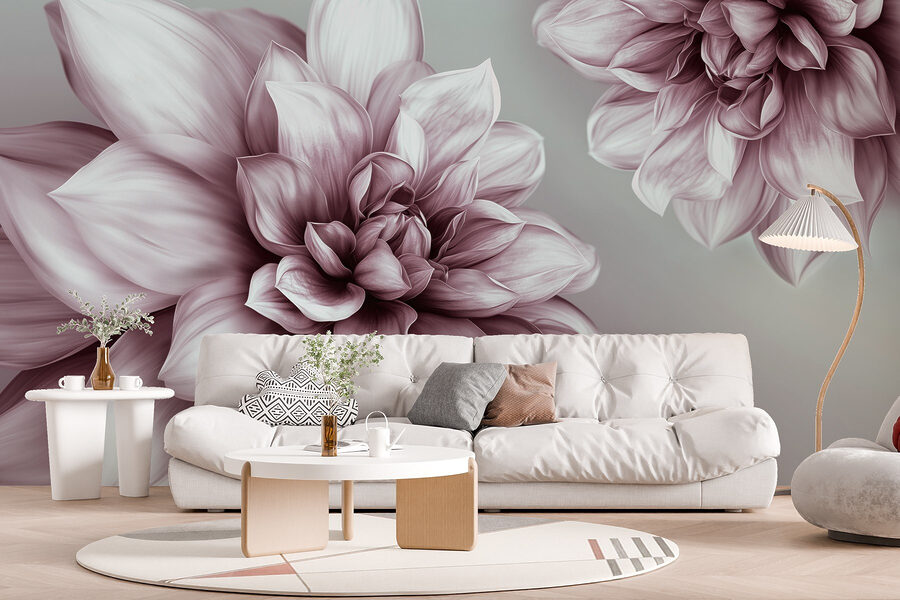 Des fleurs délicates aux teintes douces