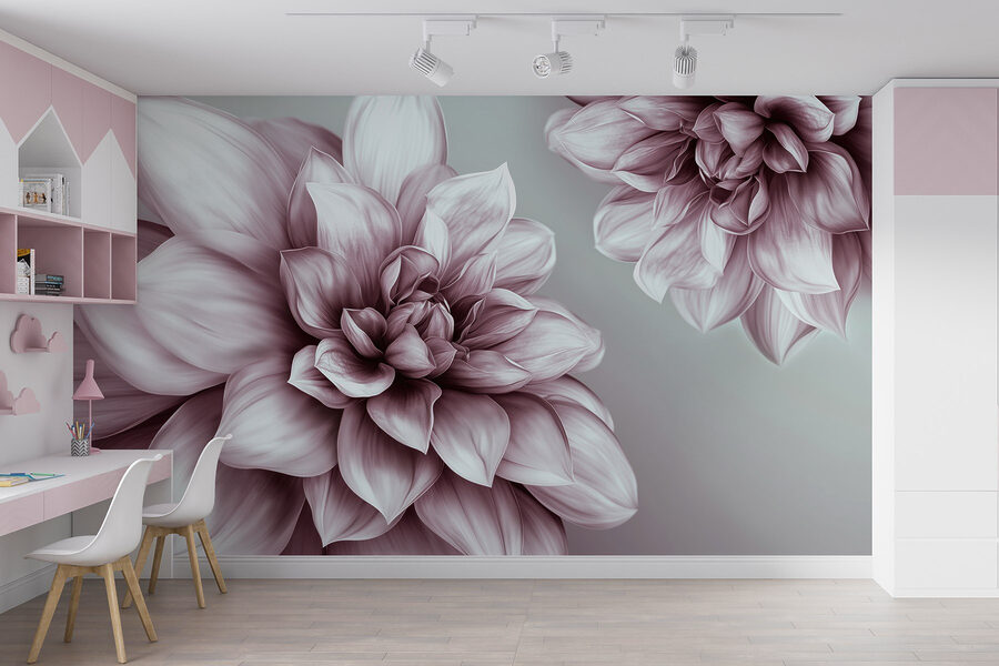 Des fleurs délicates aux teintes douces