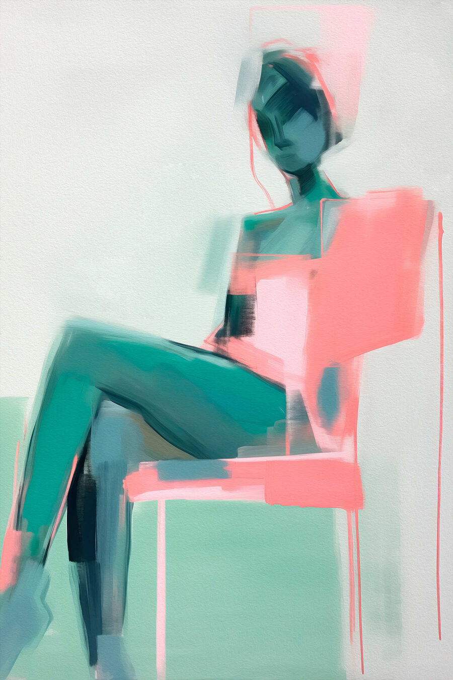 Tableaux Femme assise sur une chaise – Image 12