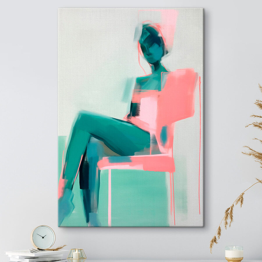 Tableaux Femme assise sur une chaise