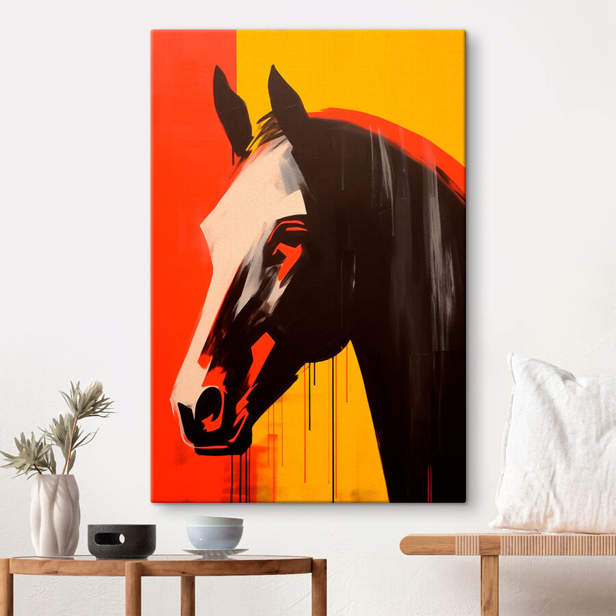 Peinture d'un cheval