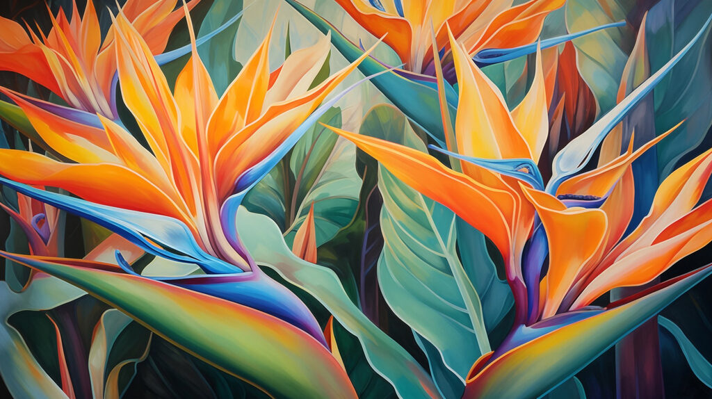 Des couleurs éclatantes dans une exposition florale Des couleurs éclatantes dans une exposition florale