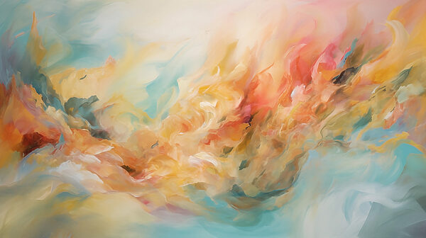 Peinture colorée d'un nuage de peinture Peinture colorée d'un nuage de peinture