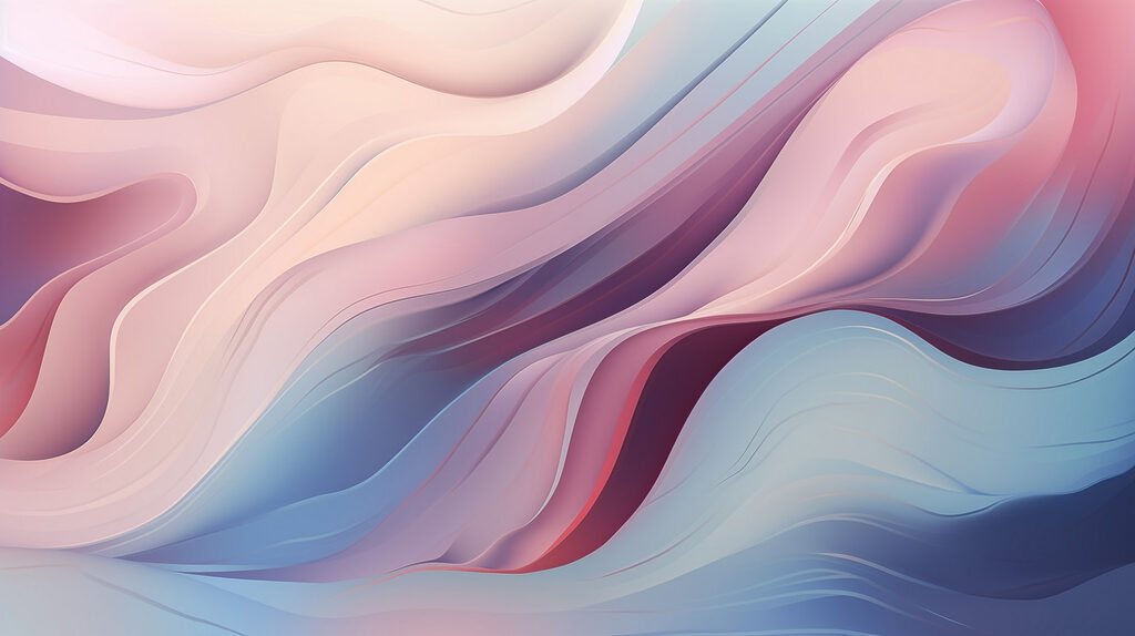 Lignes ondulées colorées sur une surface Lignes ondulées colorées sur une surface