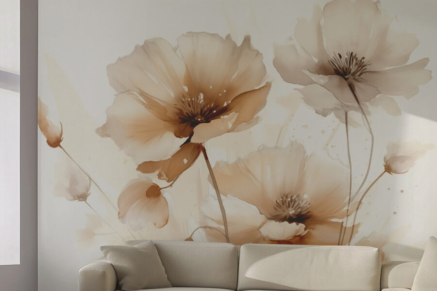 Des fleurs délicates dans des teintes douces Des fleurs délicates dans des teintes douces