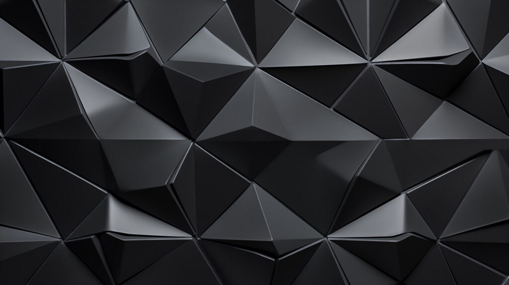Motif triangulaire noir et gris Motif triangulaire noir et gris