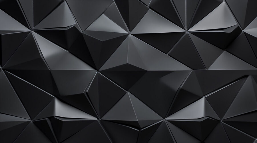 Motif triangulaire noir et gris