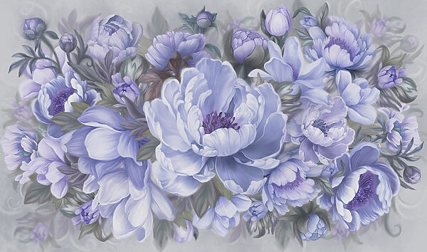 Peinture de fleurs et de feuilles Peinture de fleurs et de feuilles
