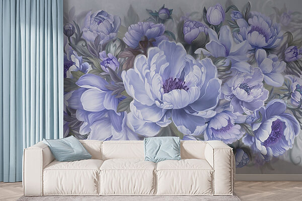 Peinture de fleurs et de feuilles Peinture de fleurs et de feuilles