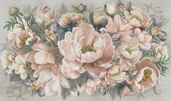 Fleurs délicates dans des tons pastel doux Fleurs délicates dans des tons pastel doux