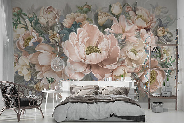 Fleurs délicates dans des tons pastel doux Fleurs délicates dans des tons pastel doux