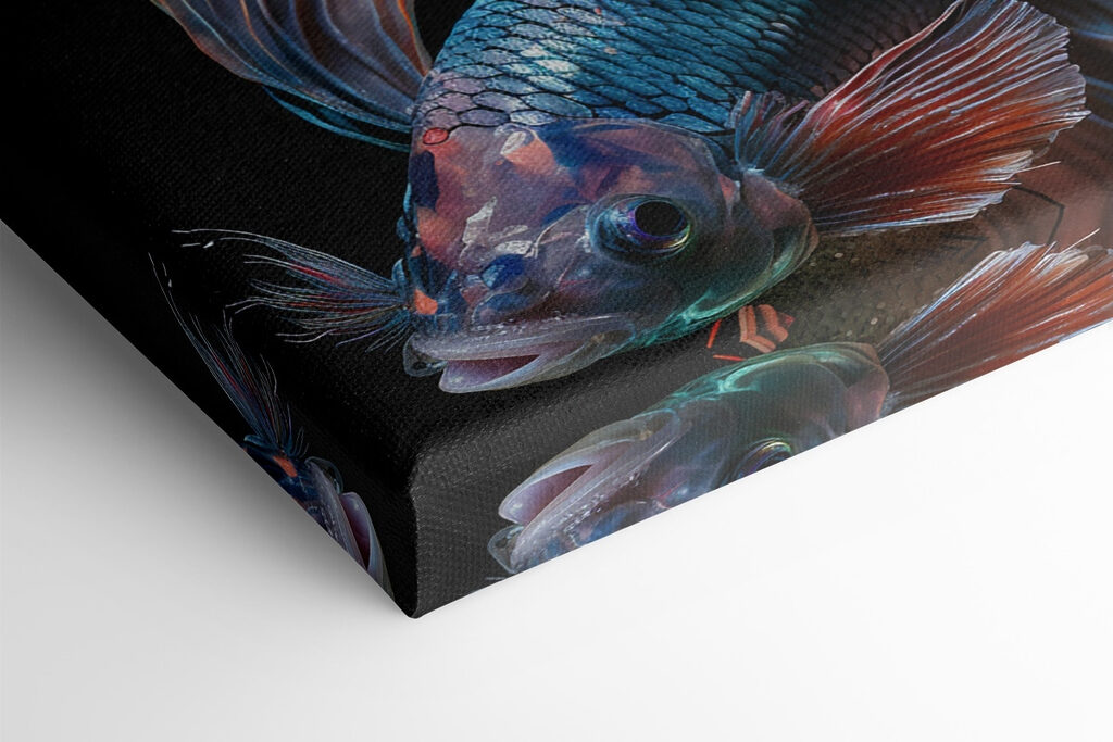 Fish with a large tail