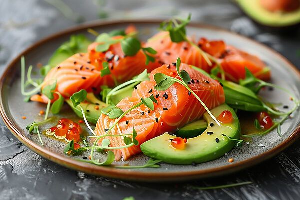 Assiette de nourriture sur une table Assiette de nourriture sur une table