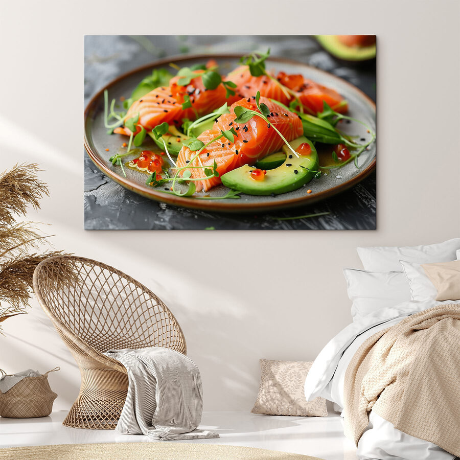 Assiette de nourriture sur une table