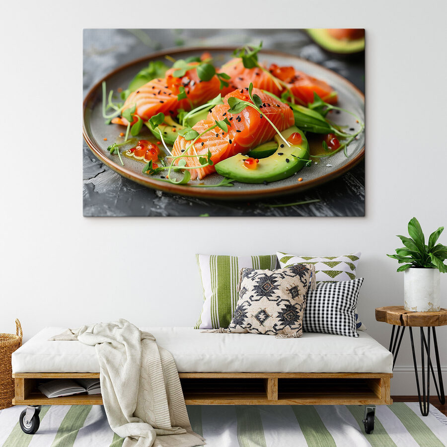 Assiette de nourriture sur une table