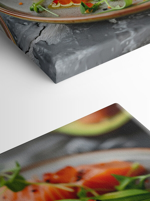 Assiette de nourriture sur une table Assiette de nourriture sur une table