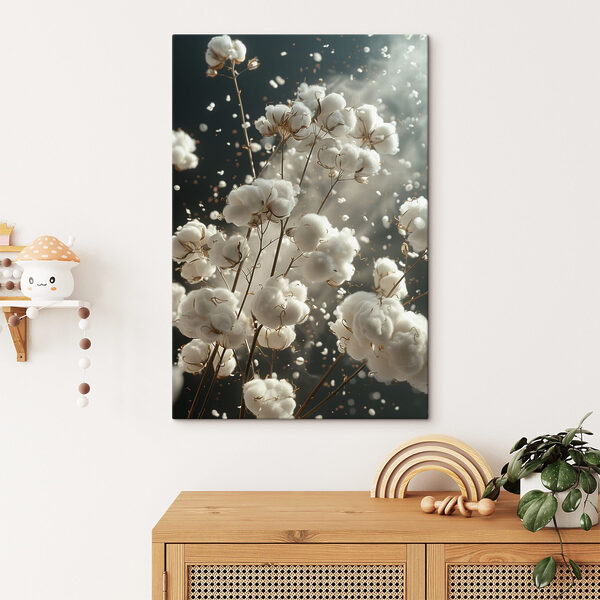 Des fleurs duveteuses qui dansent dans l'air Des fleurs duveteuses qui dansent dans l'air