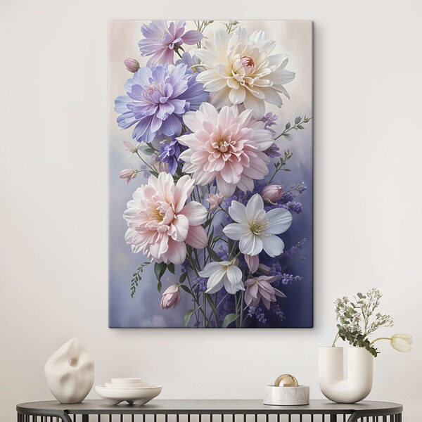 Groupe de fleurs dans un vase Groupe de fleurs dans un vase