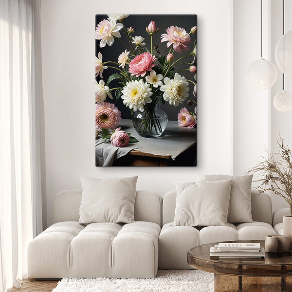 Vase de fleurs sur une table Vase de fleurs sur une table