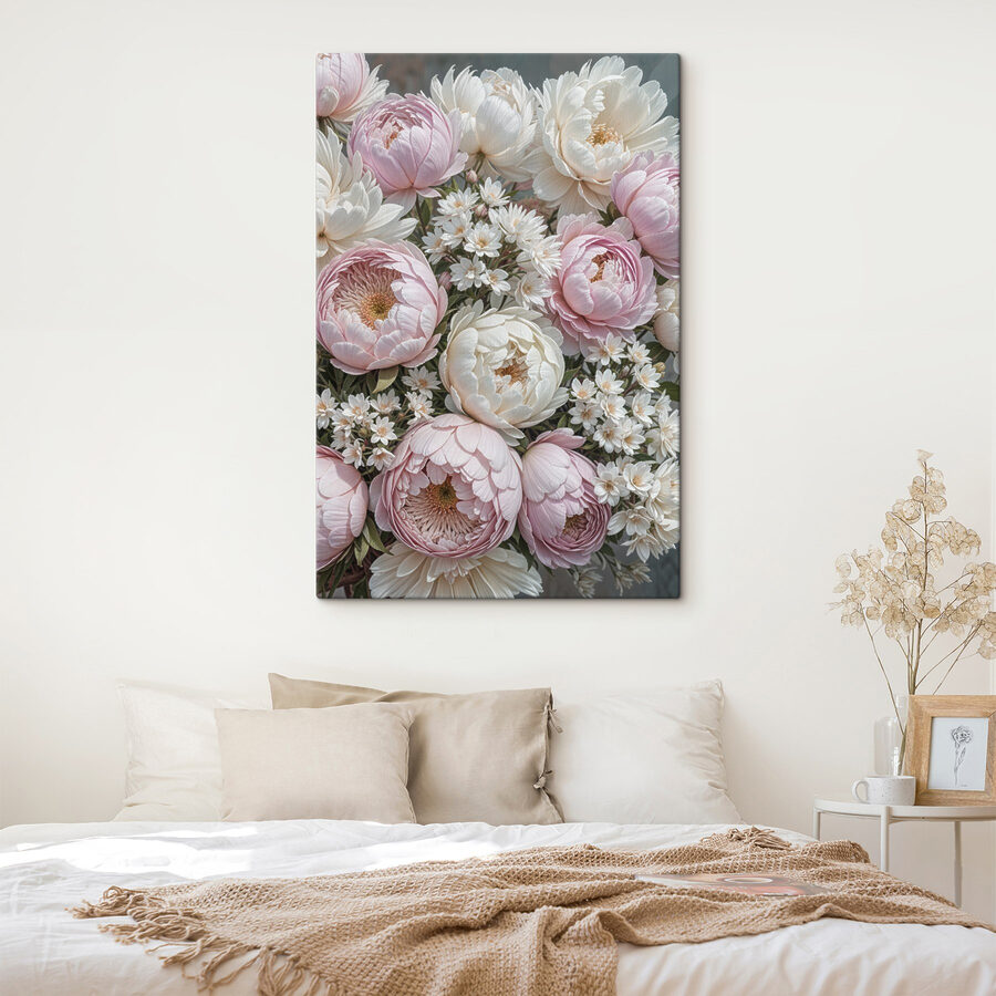 Groupe de fleurs dans un bouquet