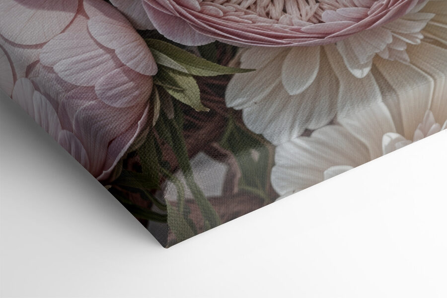 Groupe de fleurs dans un bouquet