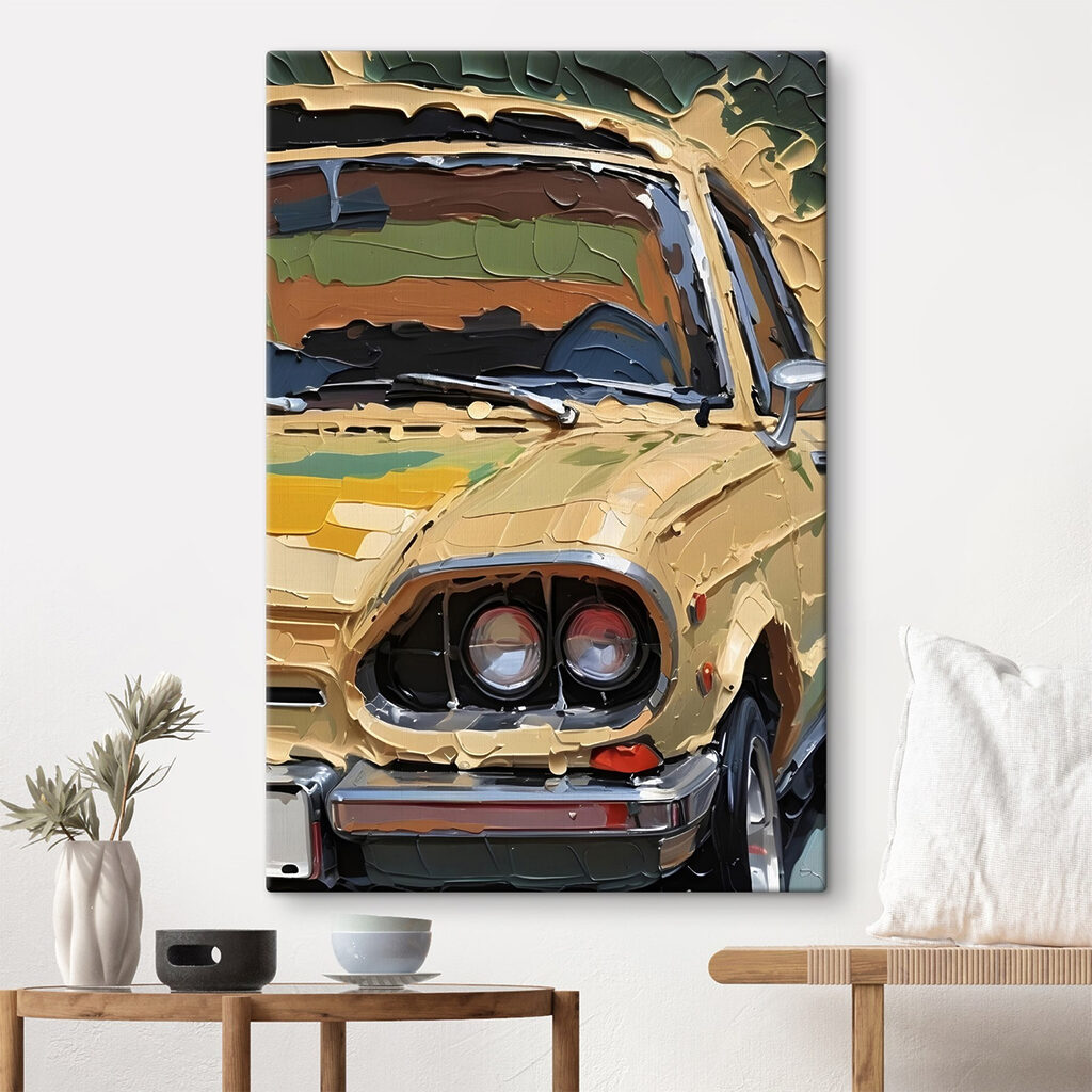 Classic car with a vintage vibe