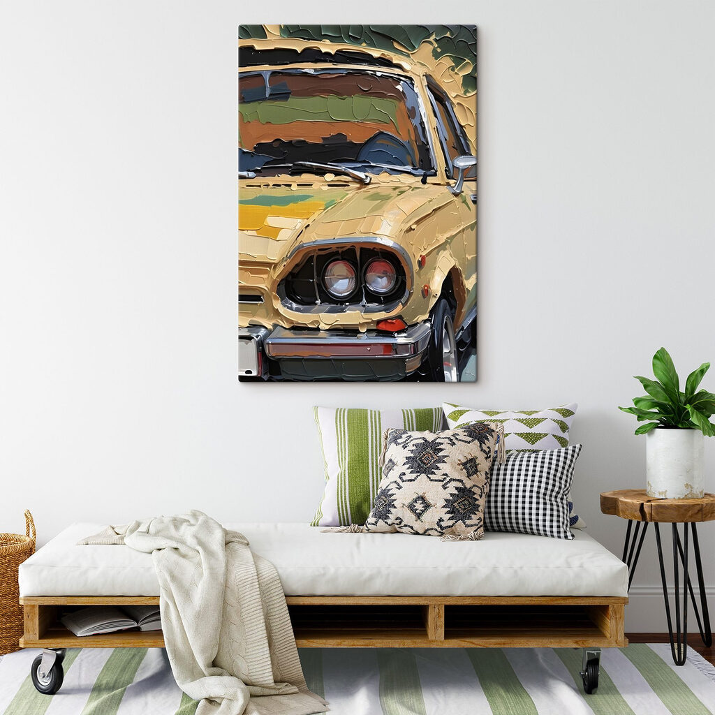 Classic car with a vintage vibe