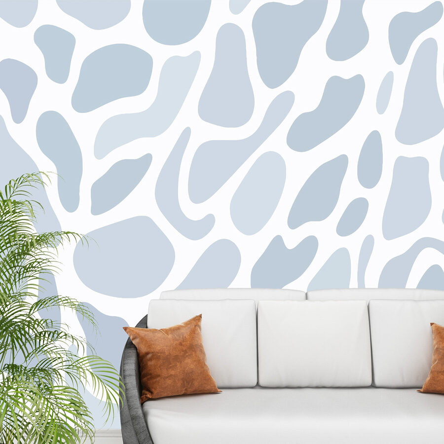 Motif blanc et gris