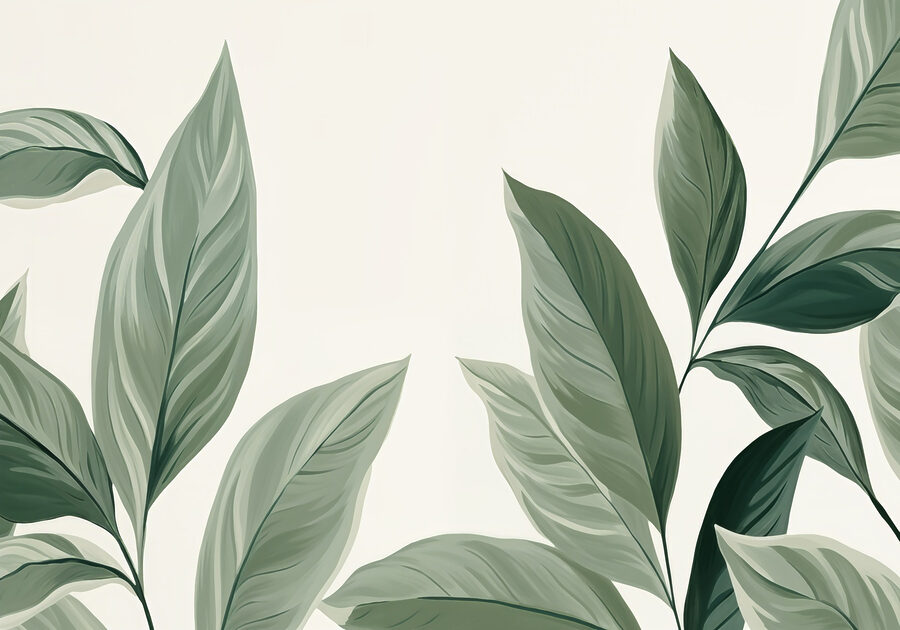 L'élégance de la nature en vert tendre.