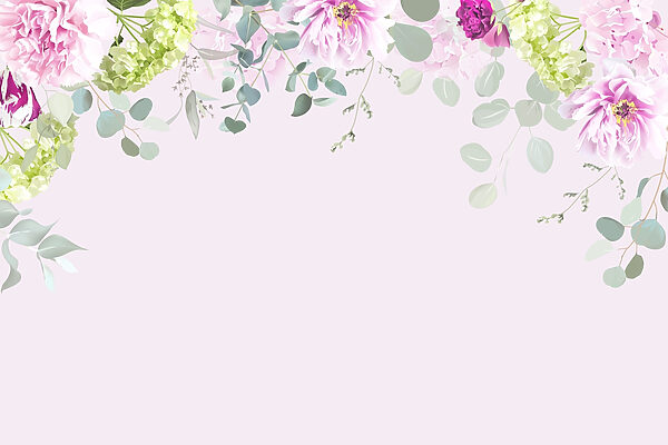 Groupe de fleurs et de feuilles Groupe de fleurs et de feuilles