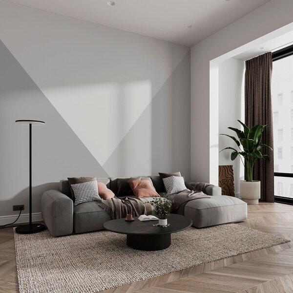 Triangle blanc et gris Triangle blanc et gris