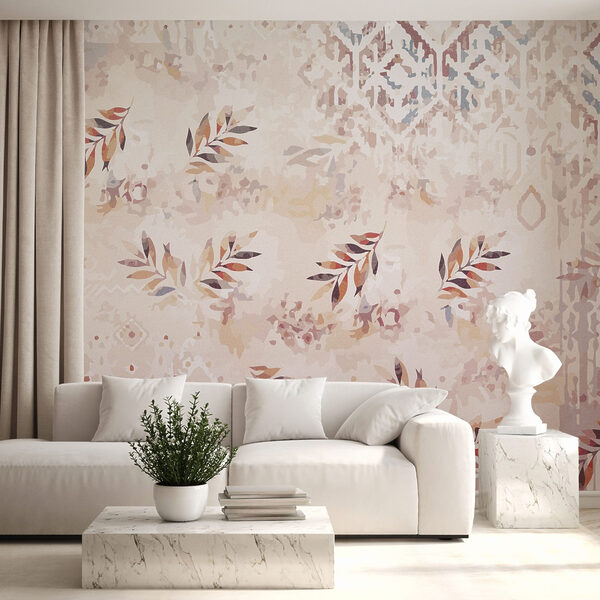 Motifs doux avec accents de feuillage délicats Motifs doux avec accents de feuillage délicats